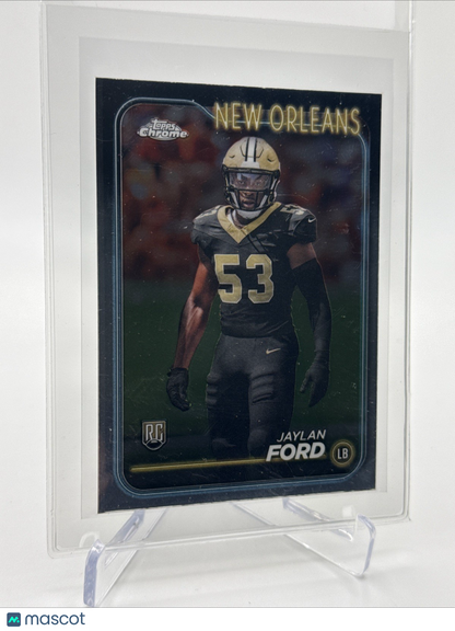 2024 Topps Chrome Jaylan Ford Rookie Football Card #269 Mint FREE SHIPPING