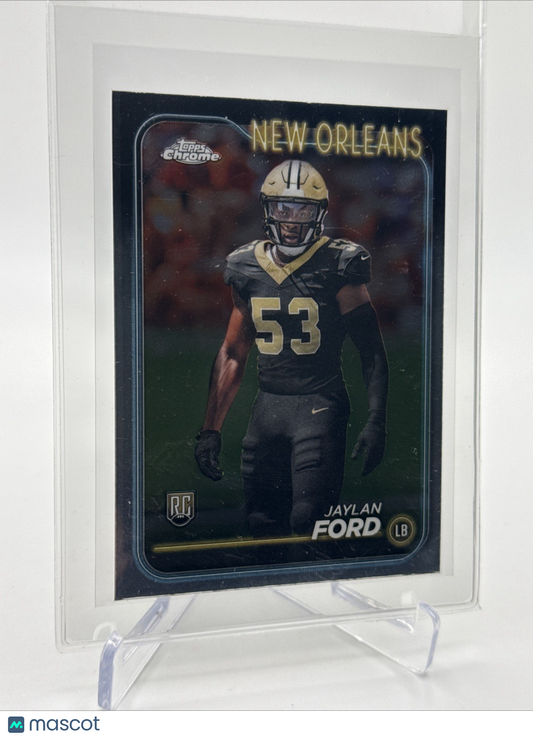2024 Topps Chrome Jaylan Ford Rookie Football Card #269 Mint FREE SHIPPING