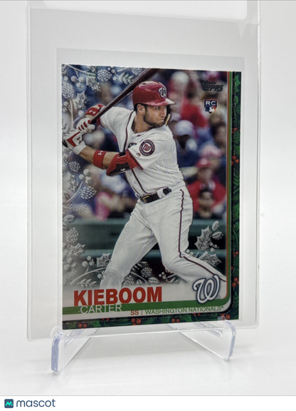 2019 Topps HOLIDAY METALLIC Carter Kieboom RC #HW160 Mint FREE SHIPPING