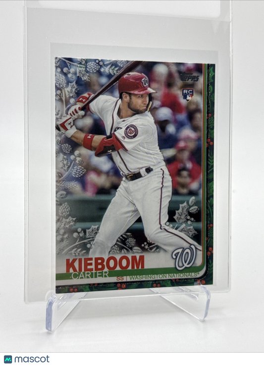 2019 Topps HOLIDAY METALLIC Carter Kieboom RC #HW160 Mint FREE SHIPPING