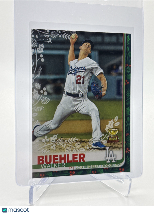2019 Topps HOLIDAY Walker Buehler Baseball Card #HW187 Mint FREE SHIPPING