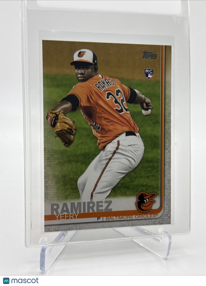 2019 Topps Yefry Ramirez Rookie Baseball Card #583 Mint FREE SHIPPING