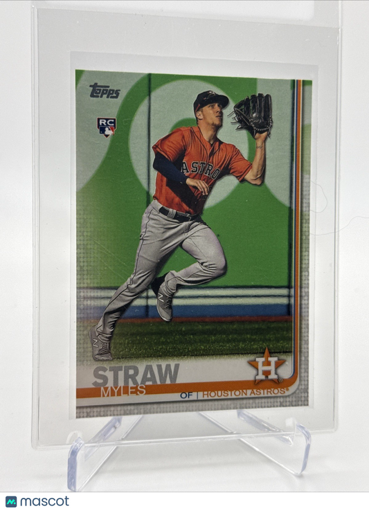 2019 Topps Myles Straw Rookie Baseball Card #629 Mint FREE SHIPPING
