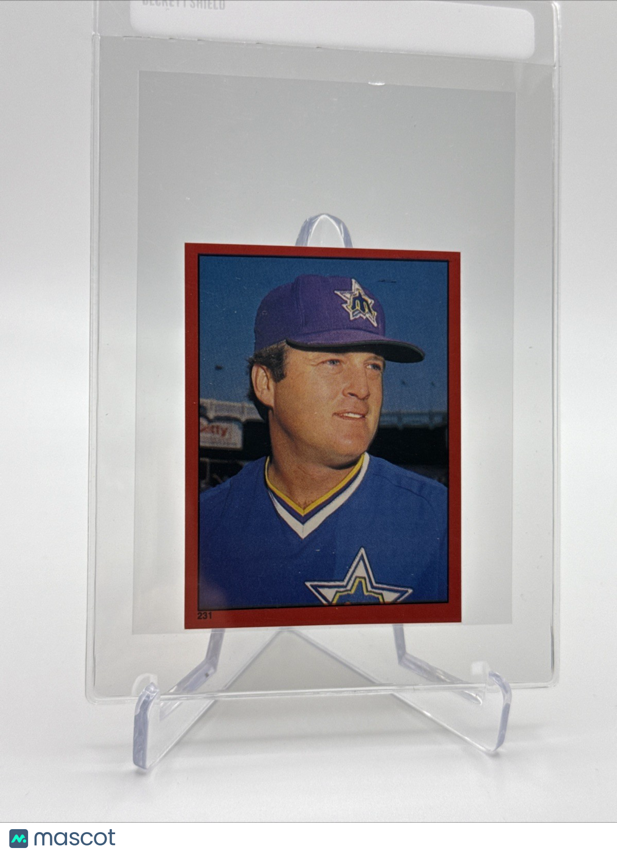 1982 O-Pee-Chee Stickers Jeff Burroughs Baseball Card #231 NM-MT FREE SHIPPING