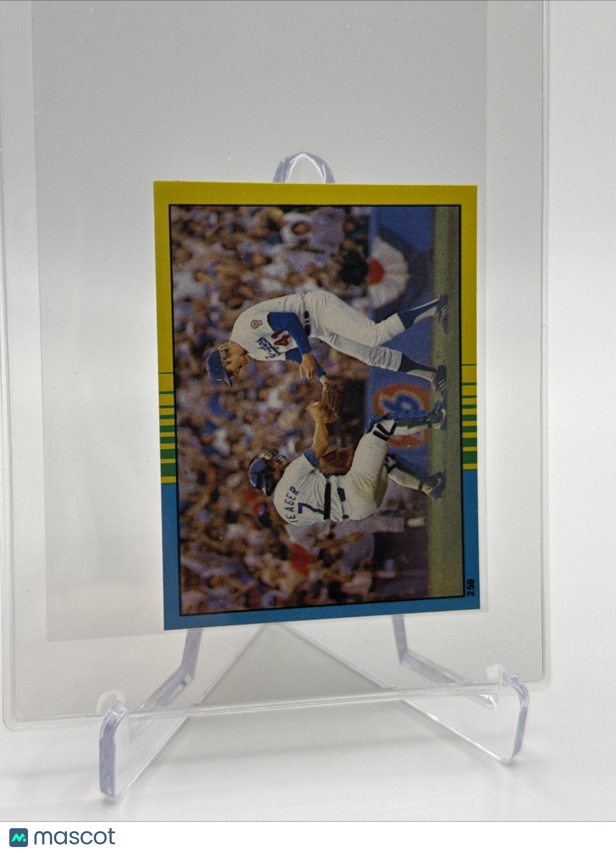 1982 O-Pee-Chee Stickers 1981 World Series Game 5 Card #259 NM-MT FREE SHIPPING