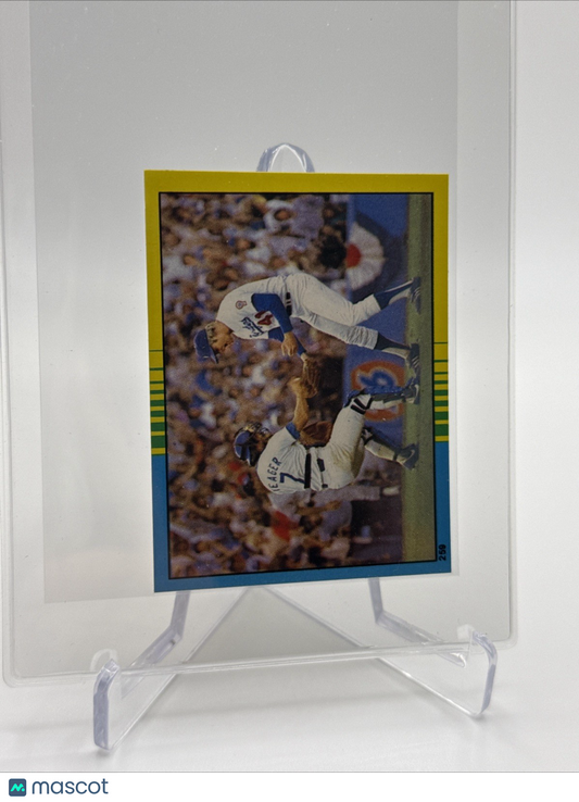 1982 O-Pee-Chee Stickers 1981 World Series Game 5 Card #259 NM-MT FREE SHIPPING