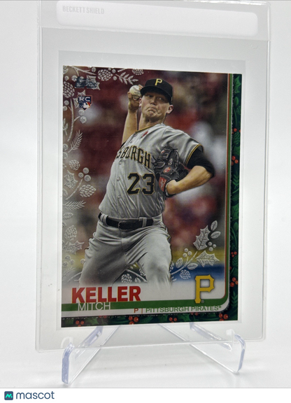 2019 Topps HOLIDAY METALLIC Mitch Keller Rookie Card #HW146 Mint FREE SHIPPING