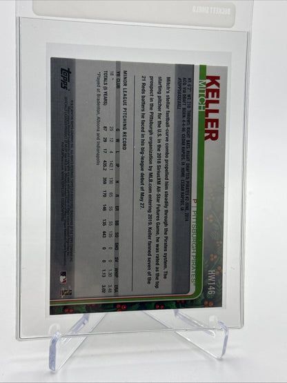 2019 Topps HOLIDAY METALLIC Mitch Keller Rookie Card #HW146 Mint FREE SHIPPING