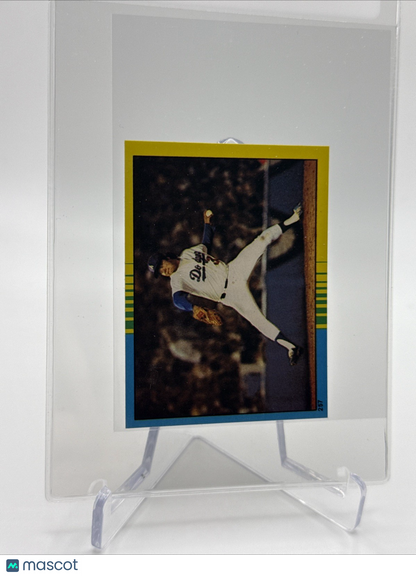 1982 O-Pee-Chee Stickers 1981 World Series Game 3 Card #257 NM-MT FREE SHIPPING