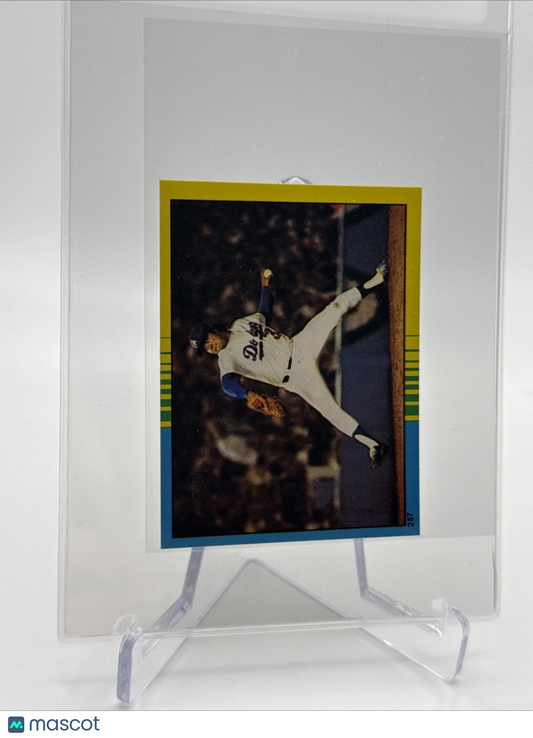 1982 O-Pee-Chee Stickers 1981 World Series Game 3 Card #257 NM-MT FREE SHIPPING