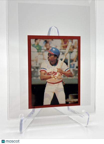 1982 O-Pee-Chee Stickers Mickey Rivers Baseball Card #243 NM-MT FREE SHIPPING