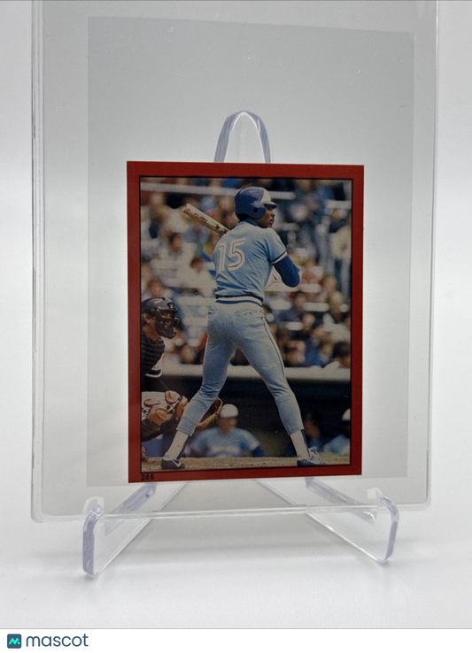 1982 O-Pee-Chee Stickers Lloyd Moseby Baseball Card #246 NM-MT FREE SHIPPING