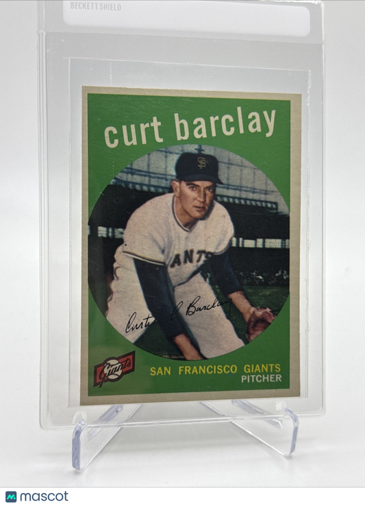 1959 Topps Curt Barclay Baseball Card #307 NM Quality FREE SHIPPING