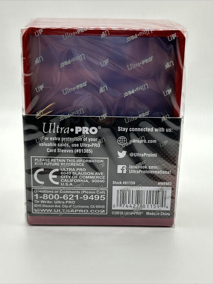 Ultra Pro 3X4 RED BORDER Toploaders 35pt 1 Pack of 25 for Standard Sized Cards