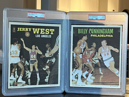 1970 Topps Basketball Poster Complete Set PSA Set Registry Ultra Rare Set 1/1