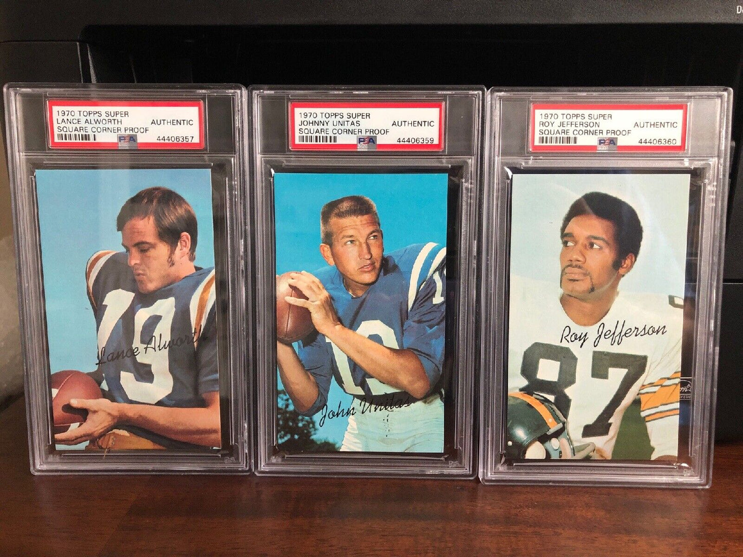 1970 Topps Super Square Corner Proof Complete Set PSA Authentic PSA Set Registry