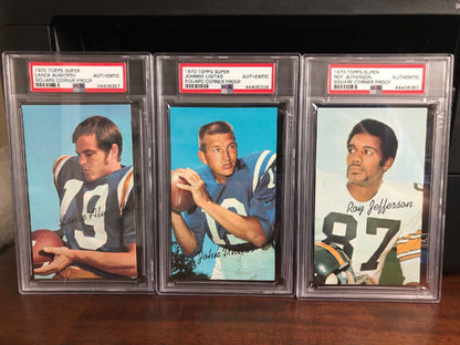 1970 Topps Super Square Corner Proof Complete Set PSA Authentic PSA Set Registry