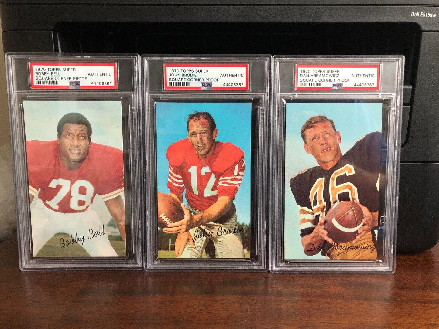 1970 Topps Super Square Corner Proof Complete Set PSA Authentic PSA Set Registry