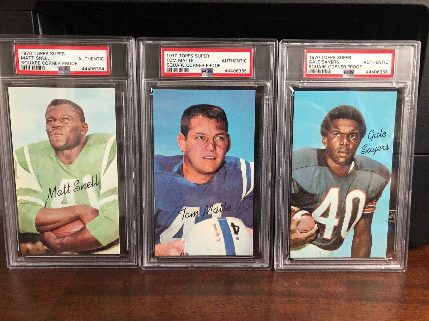 1970 Topps Super Square Corner Proof Complete Set PSA Authentic PSA Set Registry