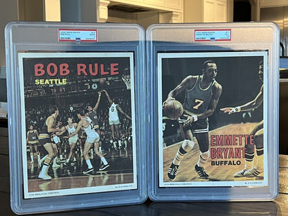1970 Topps Basketball Poster Complete Set PSA Set Registry Ultra Rare Set 1/1