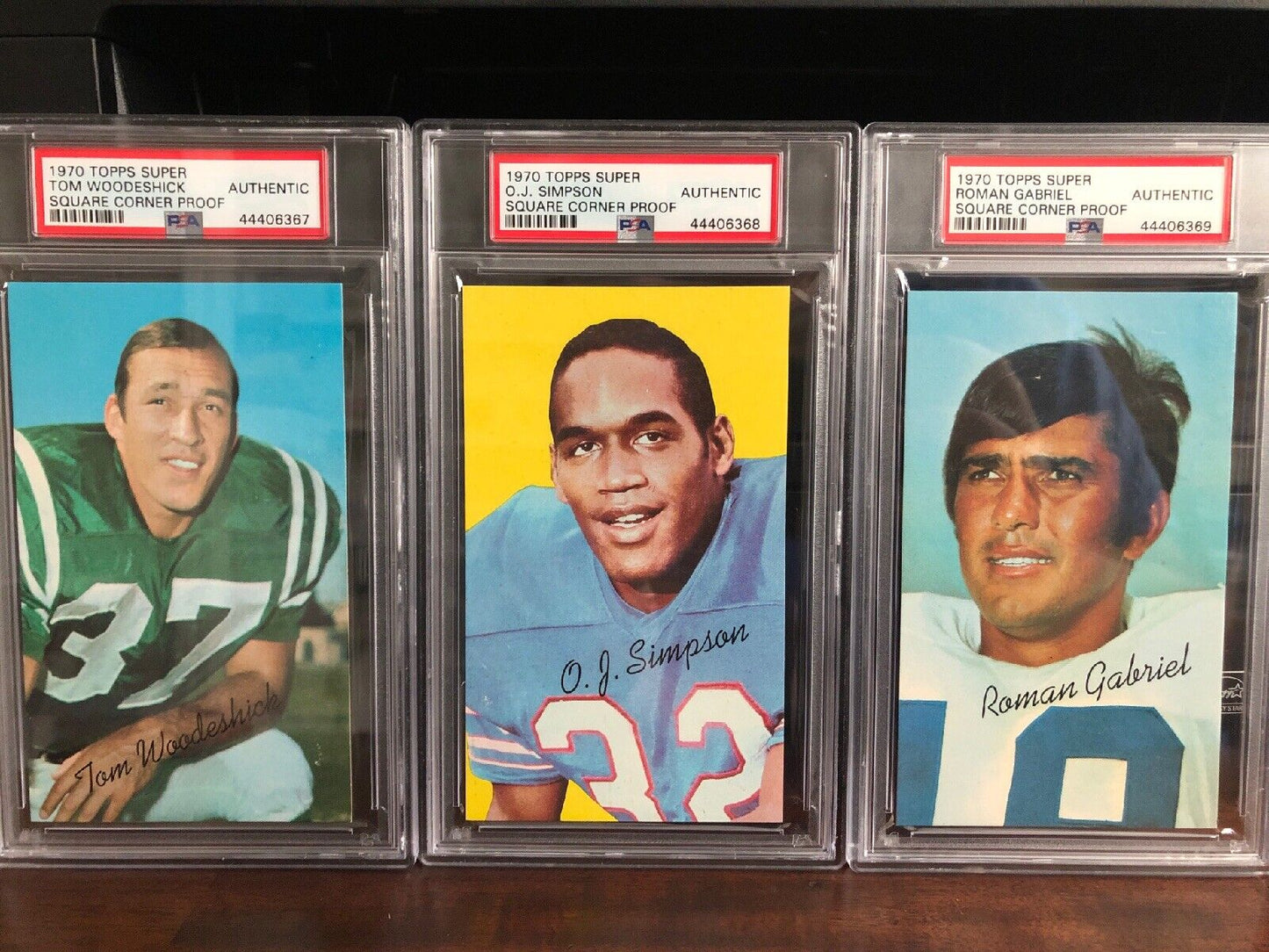 1970 Topps Super Square Corner Proof Complete Set PSA Authentic PSA Set Registry