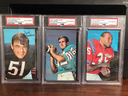 1970 Topps Super Square Corner Proof Complete Set PSA Authentic PSA Set Registry