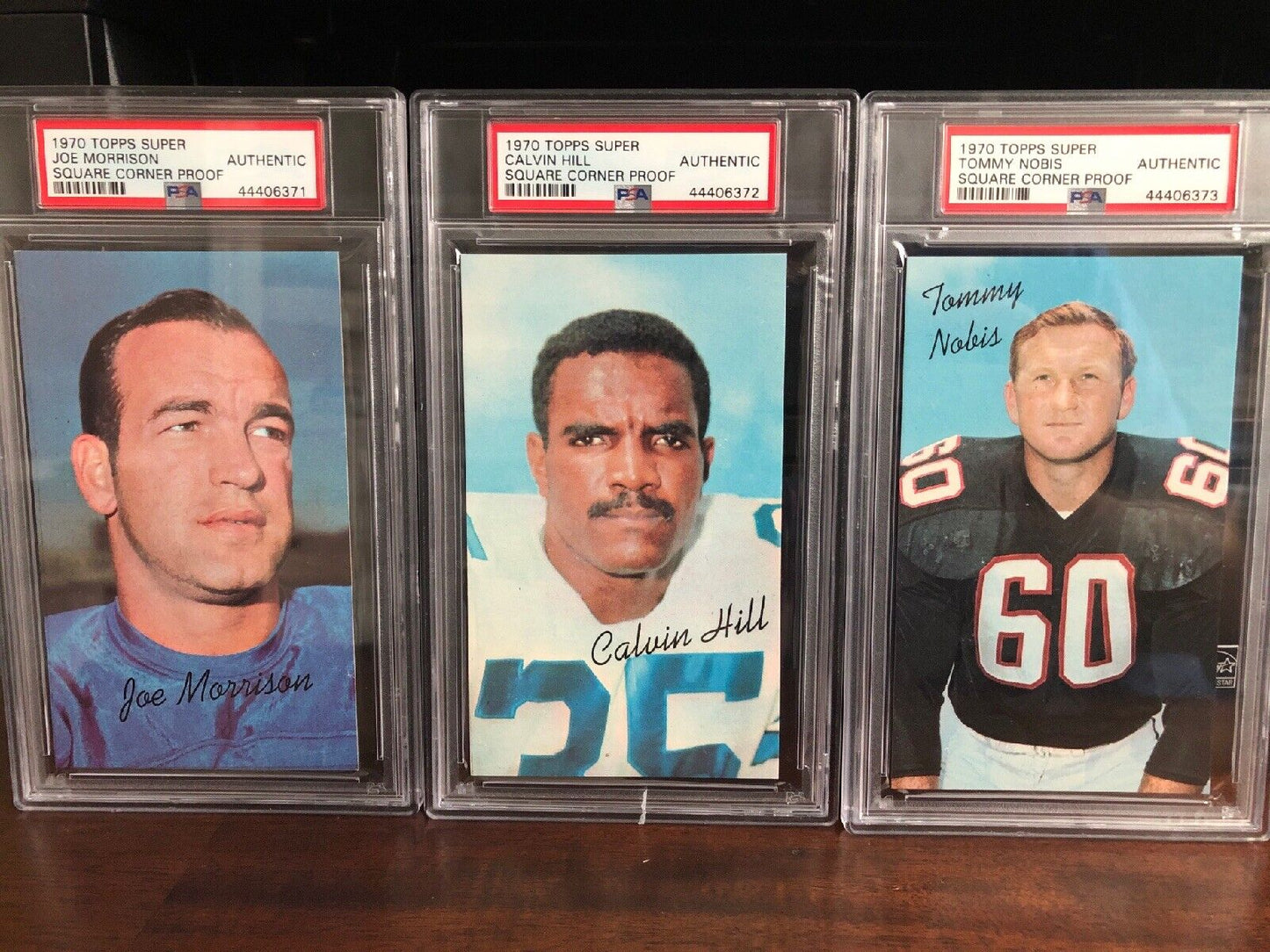 1970 Topps Super Square Corner Proof Complete Set PSA Authentic PSA Set Registry