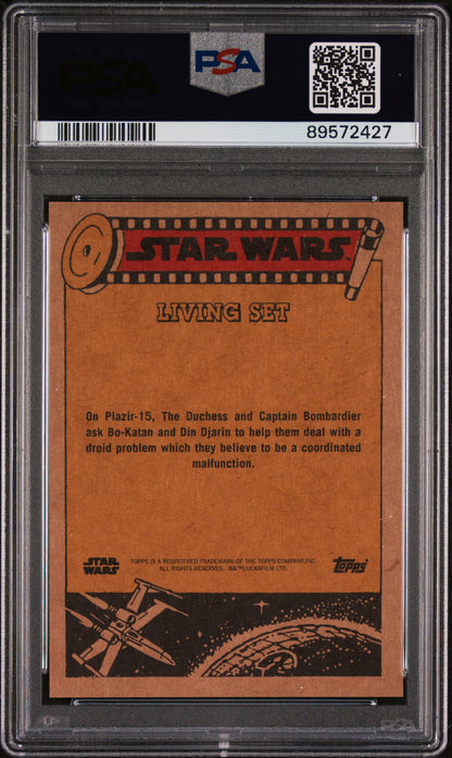 2024 Topps Star Wars Living Captain Bombardier #483 PSA 10