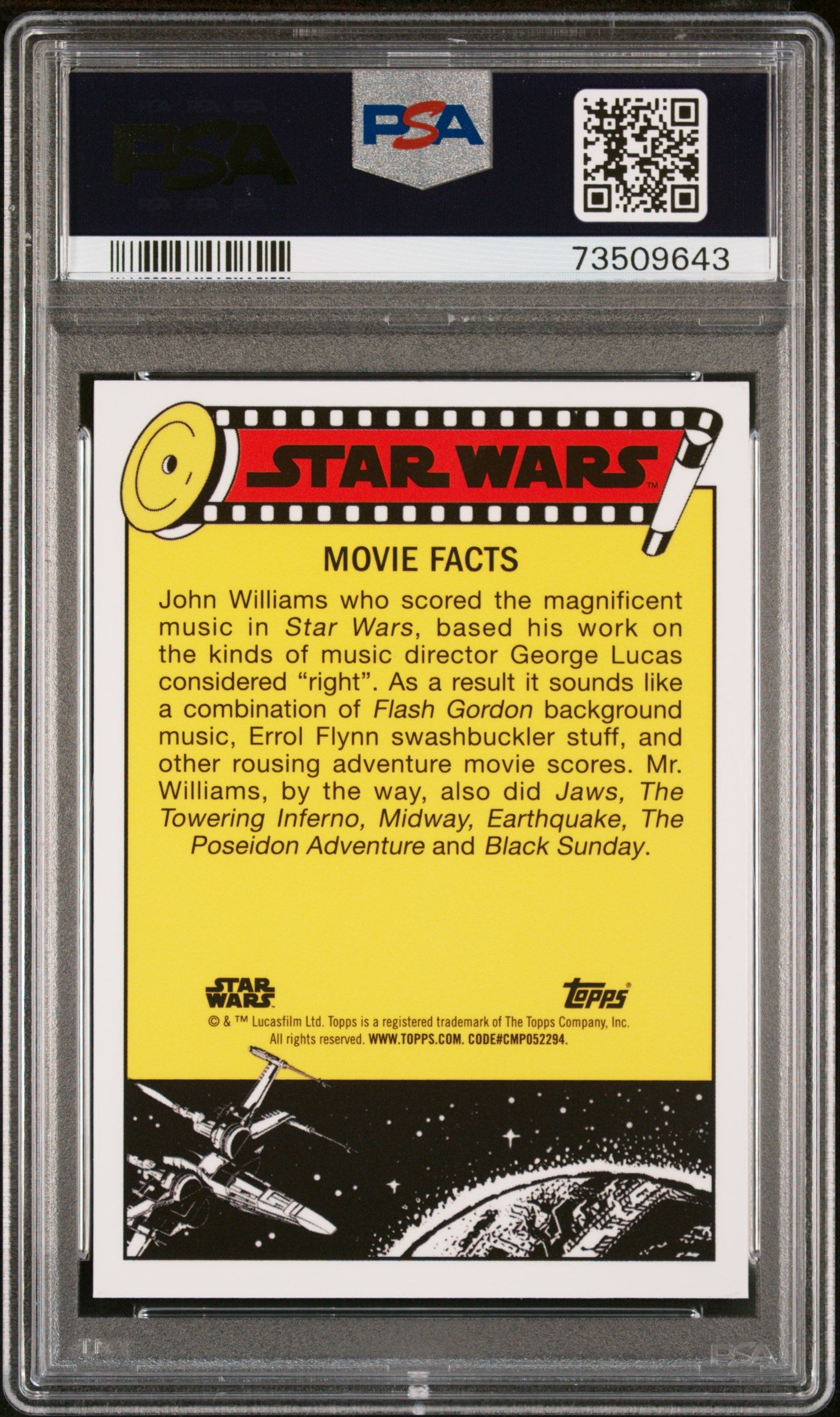 2022 Topps Chrome Sapphire Edition Star Wars R2 Threepio Searches #124 PSA 10