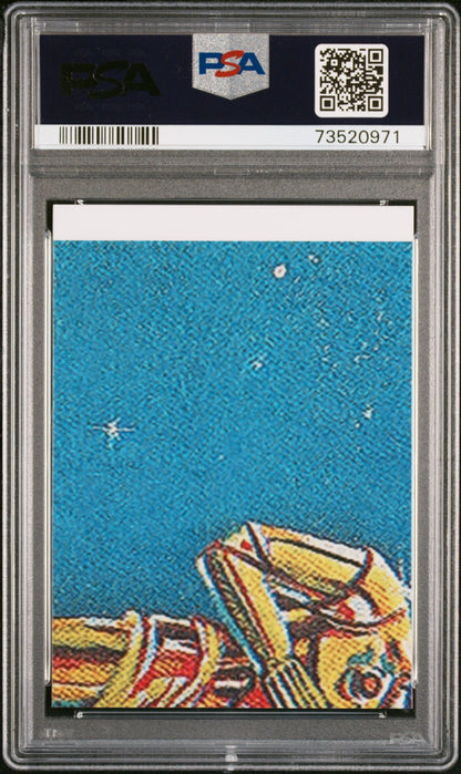 2022 Topps Chrome Sapphire Edition Star Wars Prncs. Leia Threepio #51 PSA 10