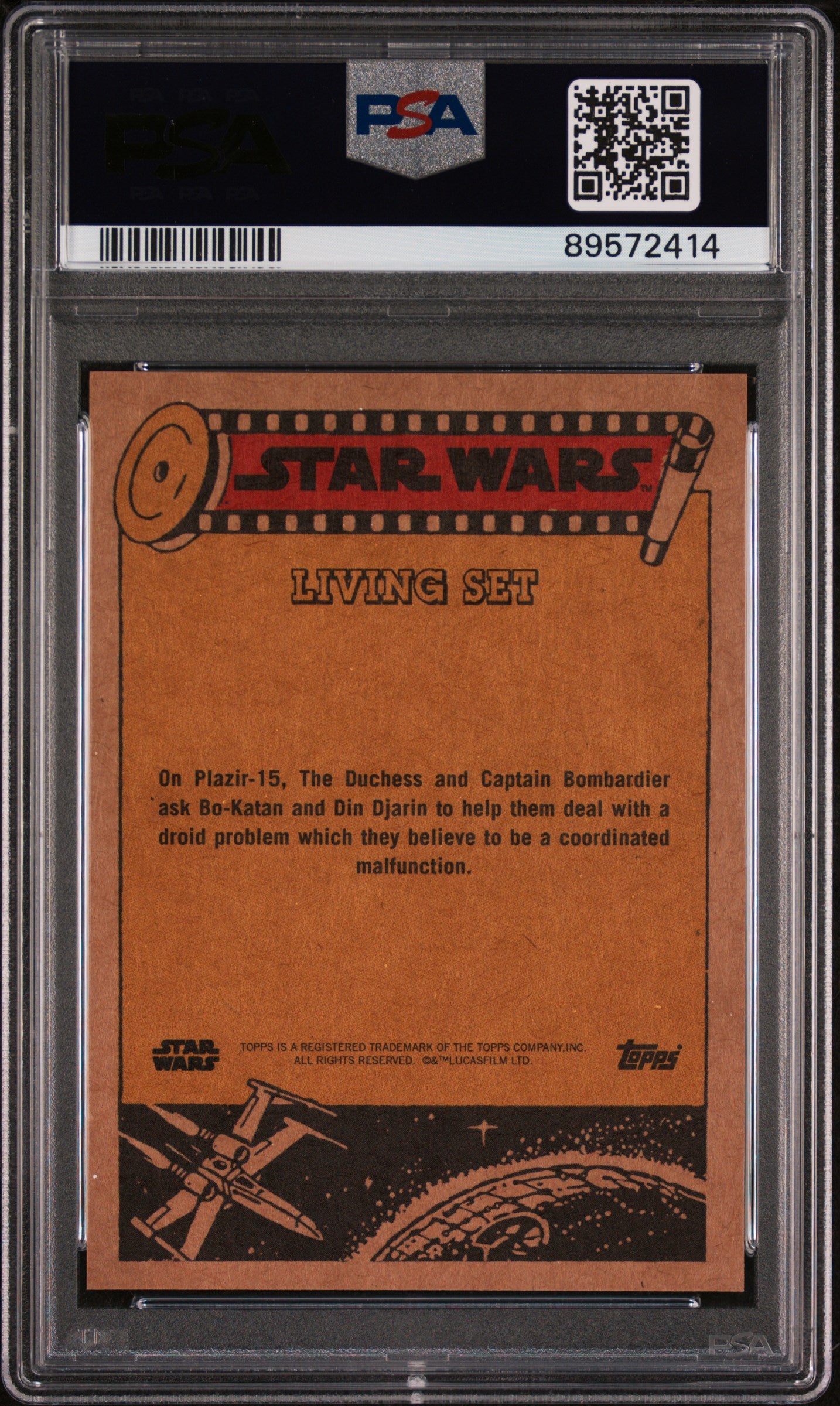 2024 Topps Star Wars Living The Duchess #484 PSA 10