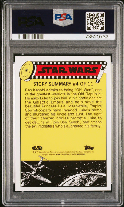 2022 Topps Chrome Sapphire Edition Star Wars A Sale On Droids #13 PSA 10