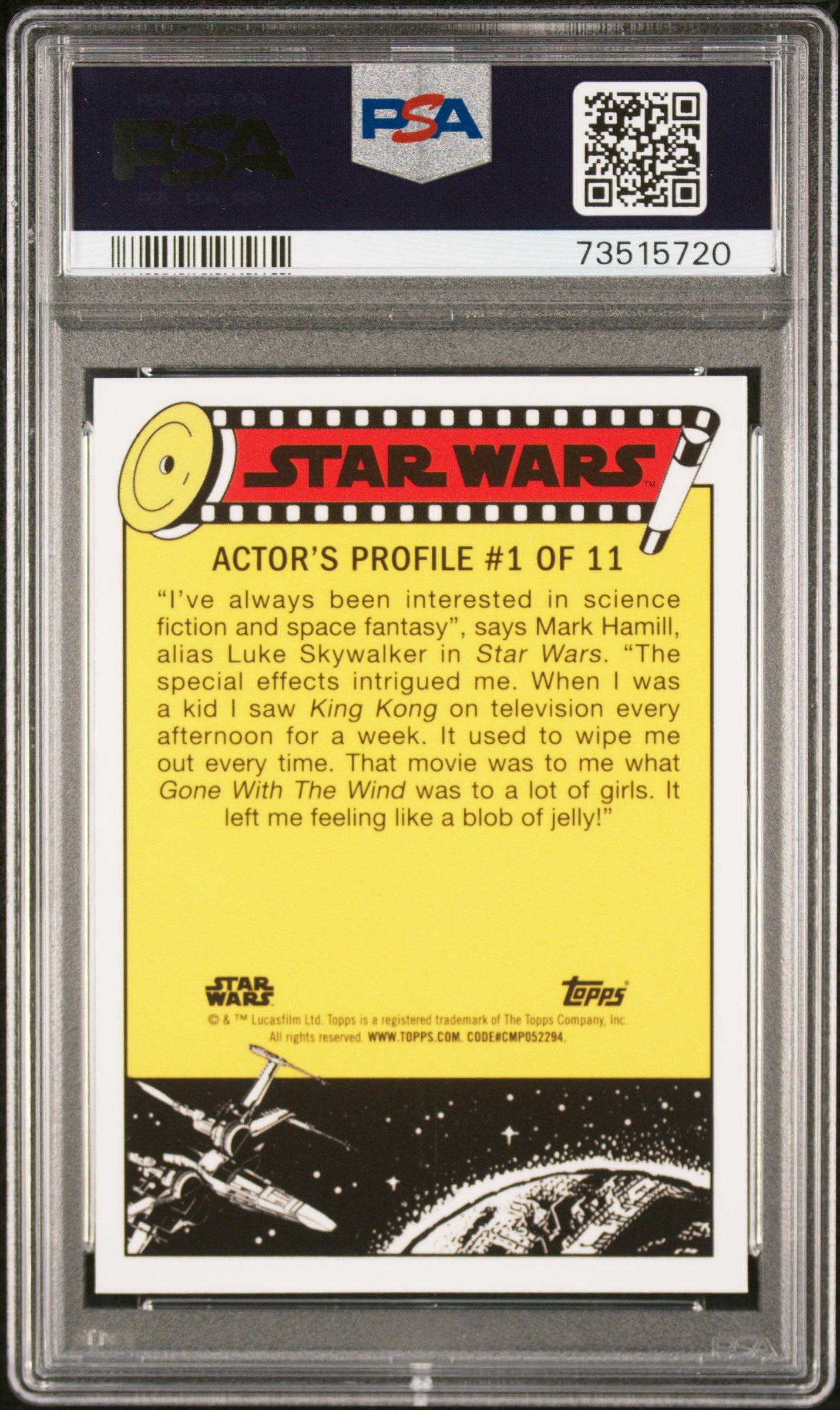 2022 Topps Chrome Sapphire Edition Star Wars Tusken Raider Advance #92 PSA 9