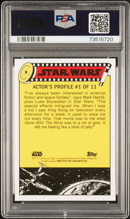 2022 Topps Chrome Sapphire Edition Star Wars Tusken Raider Advance #92 PSA 9