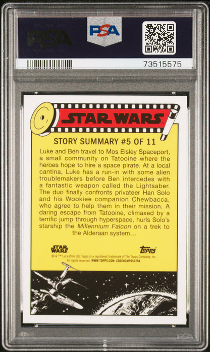 2022 Topps Chrome Sapphire Edition Star Wars Stpd. By Stormtroopers #29 PSA 9