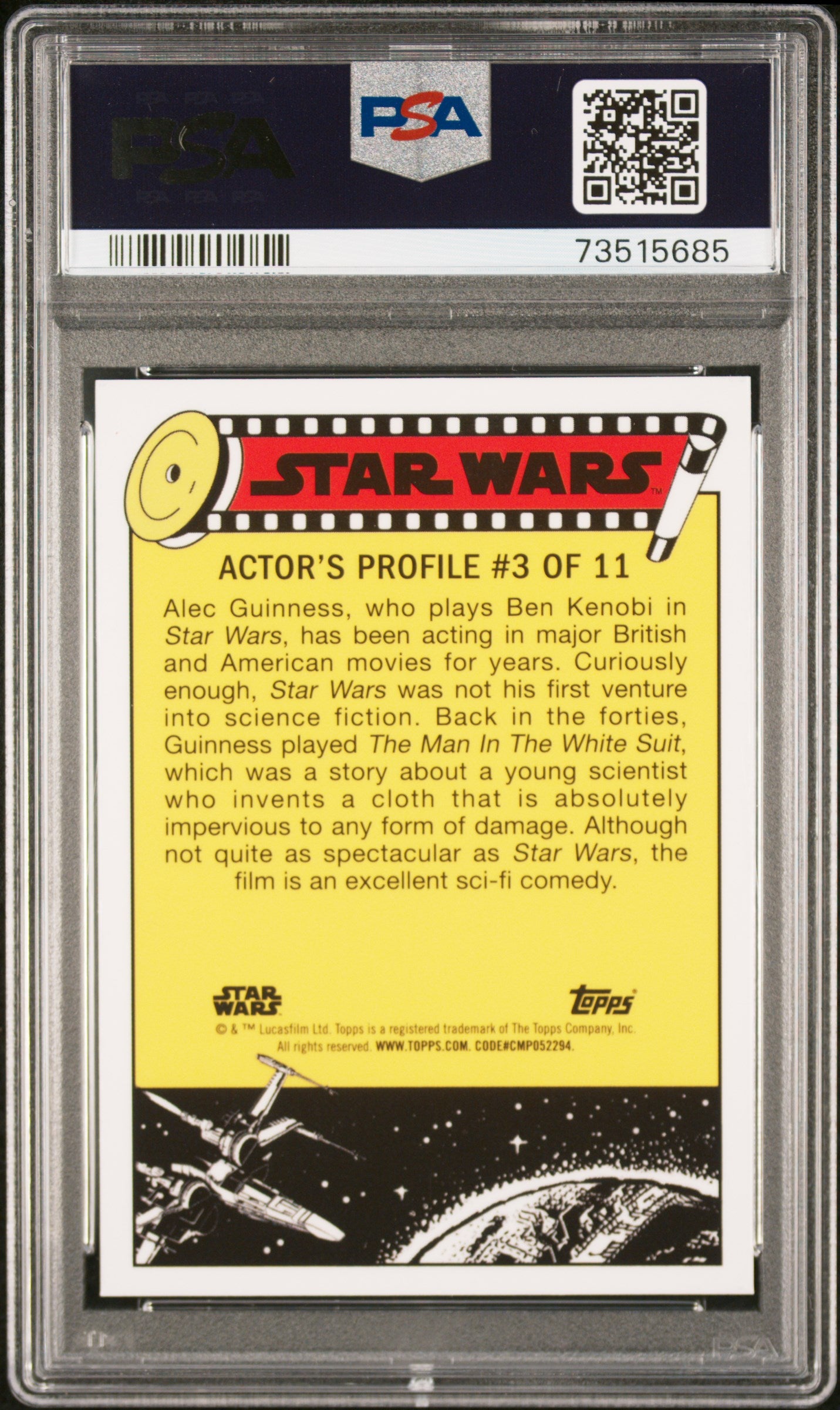 2022 Topps Chrome Sapphire Edition Star Wars Droids To The Rescue #78 PSA 9