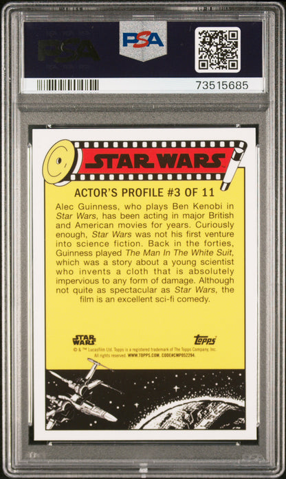 2022 Topps Chrome Sapphire Edition Star Wars Droids To The Rescue #78 PSA 9