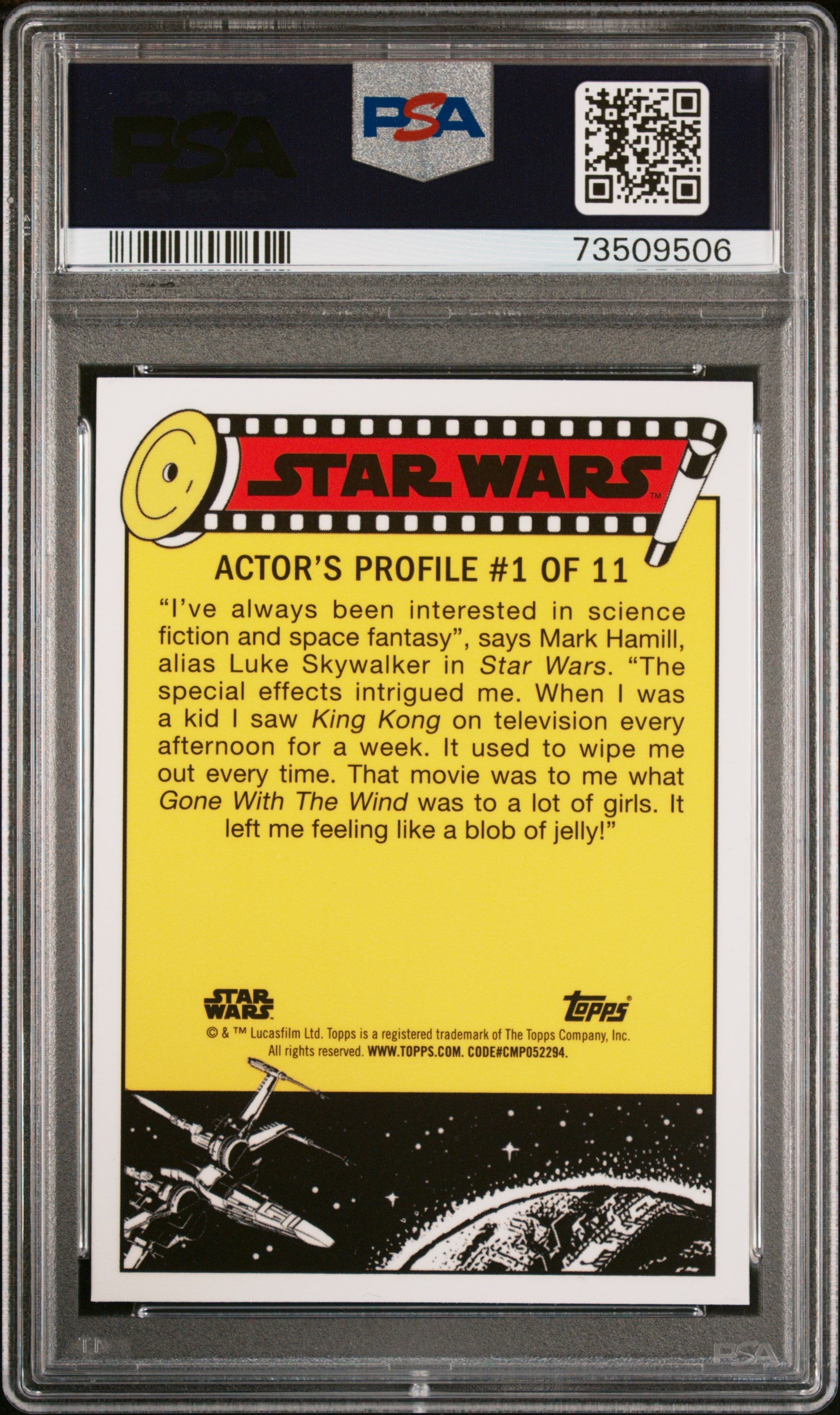 2022 Topps Chrome Sapphire Edition Star Wars Tusken Raider Advance #92 PSA 10