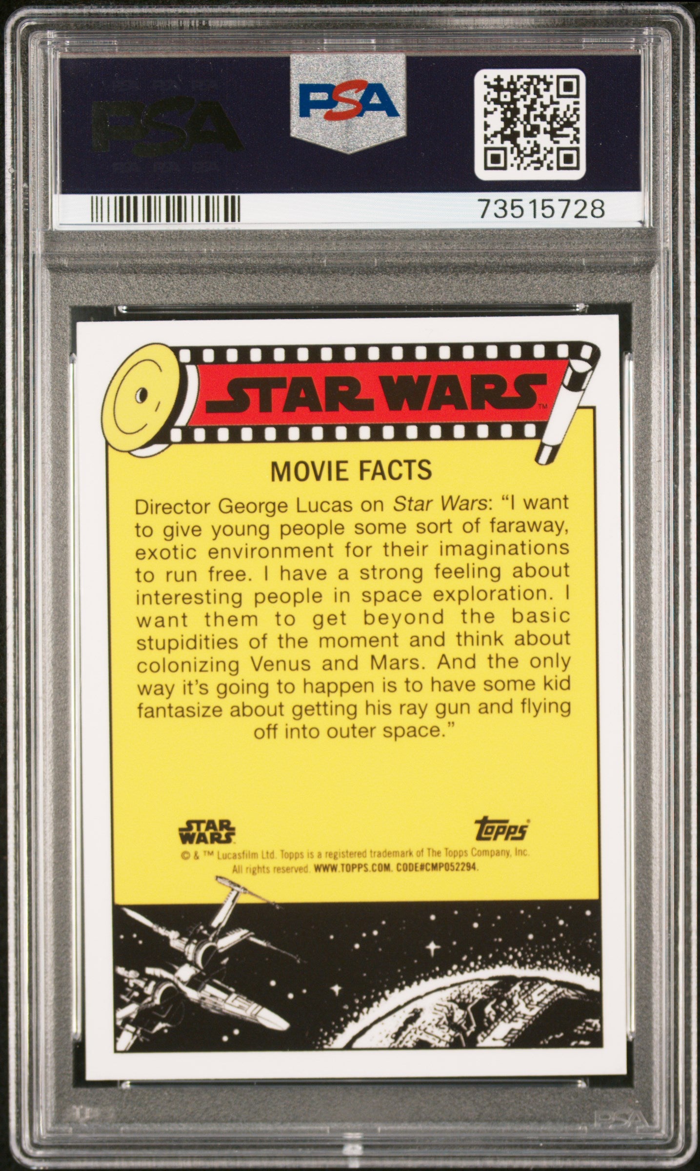 2022 Topps Chrome Sapphire Edition Star Wars Droids On Tatooine #96 PSA 10