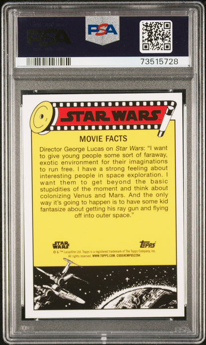 2022 Topps Chrome Sapphire Edition Star Wars Droids On Tatooine #96 PSA 10