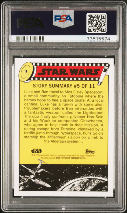 2022 Topps Chrome Sapphire Edition Star Wars Stpd. By Stormtroopers #29 PSA 9