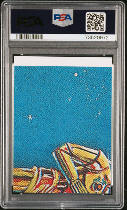 2022 Topps Chrome Sapphire Edition Star Wars Prncs. Leia Threepio #51 PSA 10