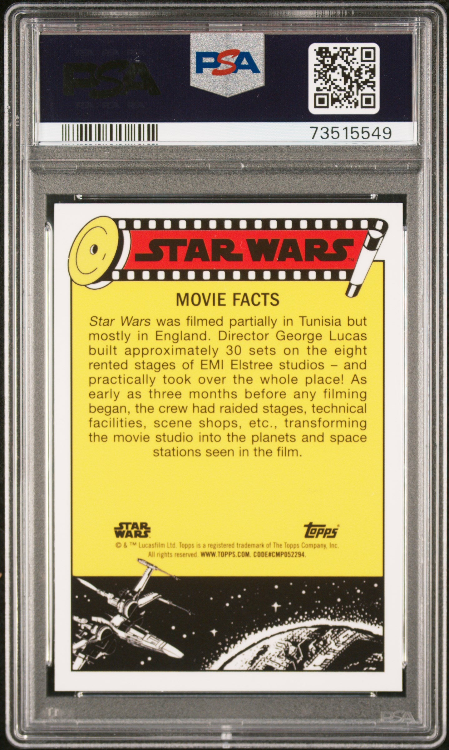 2022 Topps Chrome Sapphire Edition Star Wars Missing! Artoo-Detoo #18 PSA 10