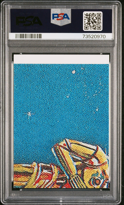 2022 Topps Chrome Sapphire Edition Star Wars Prncs. Leia Threepio #51 PSA 10