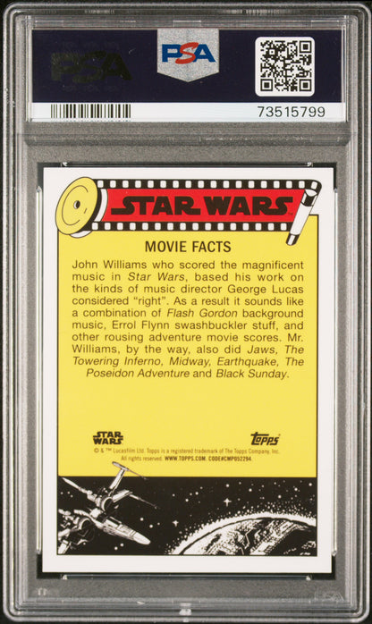 2022 Topps Chrome Sapphire Edition Star Wars R2 Threepio Searches #124 PSA 10