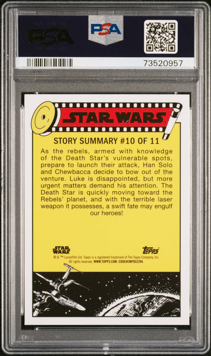 2022 Topps Chrome Sapphire Edition Star Wars Raid Rebels Monitor #49 PSA 10