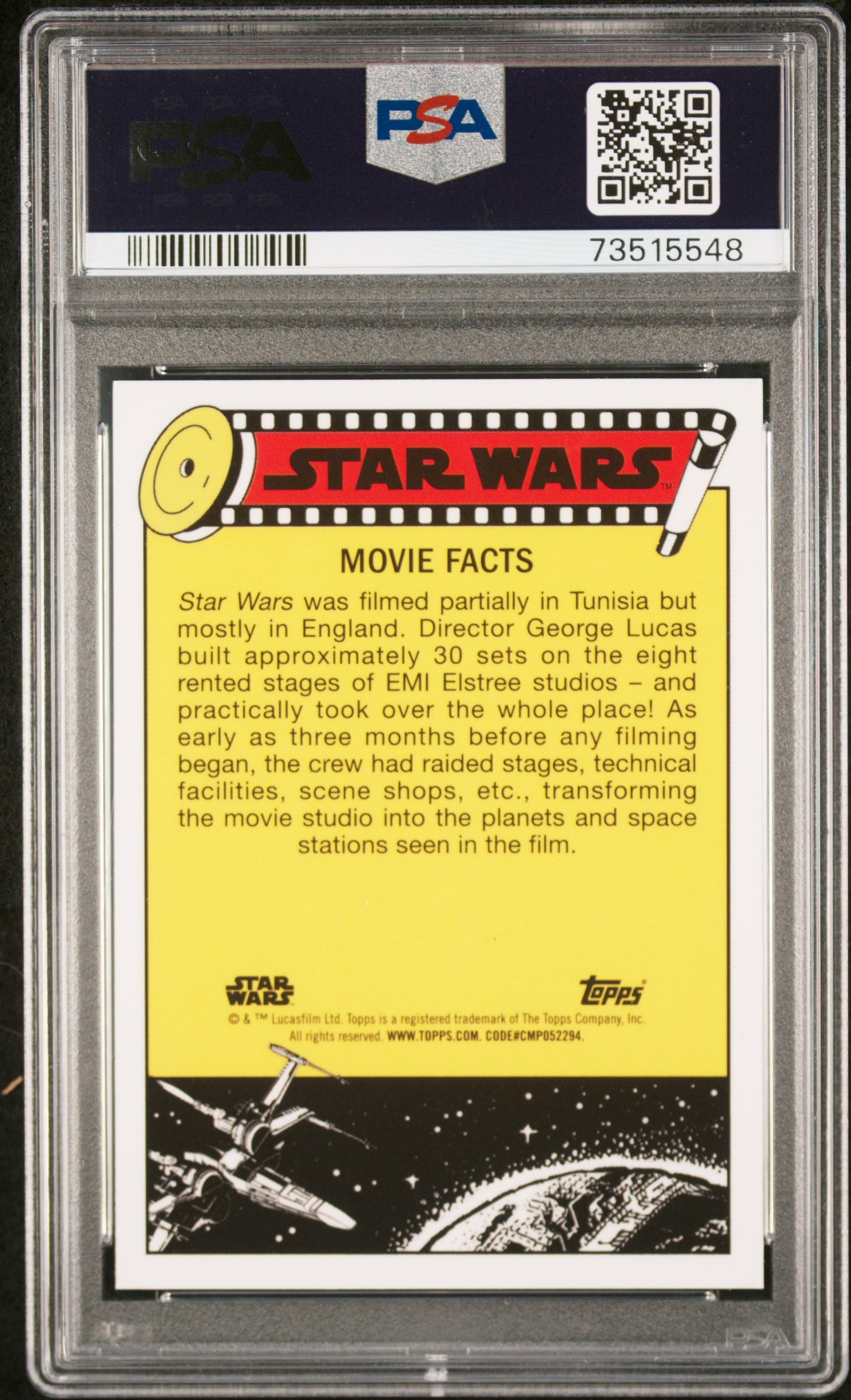 2022 Topps Chrome Sapphire Edition Star Wars Missing! Artoo-Detoo #18 PSA 10