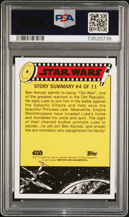 2022 Topps Chrome Sapphire Edition Star Wars A Sale On Droids #13 PSA 9