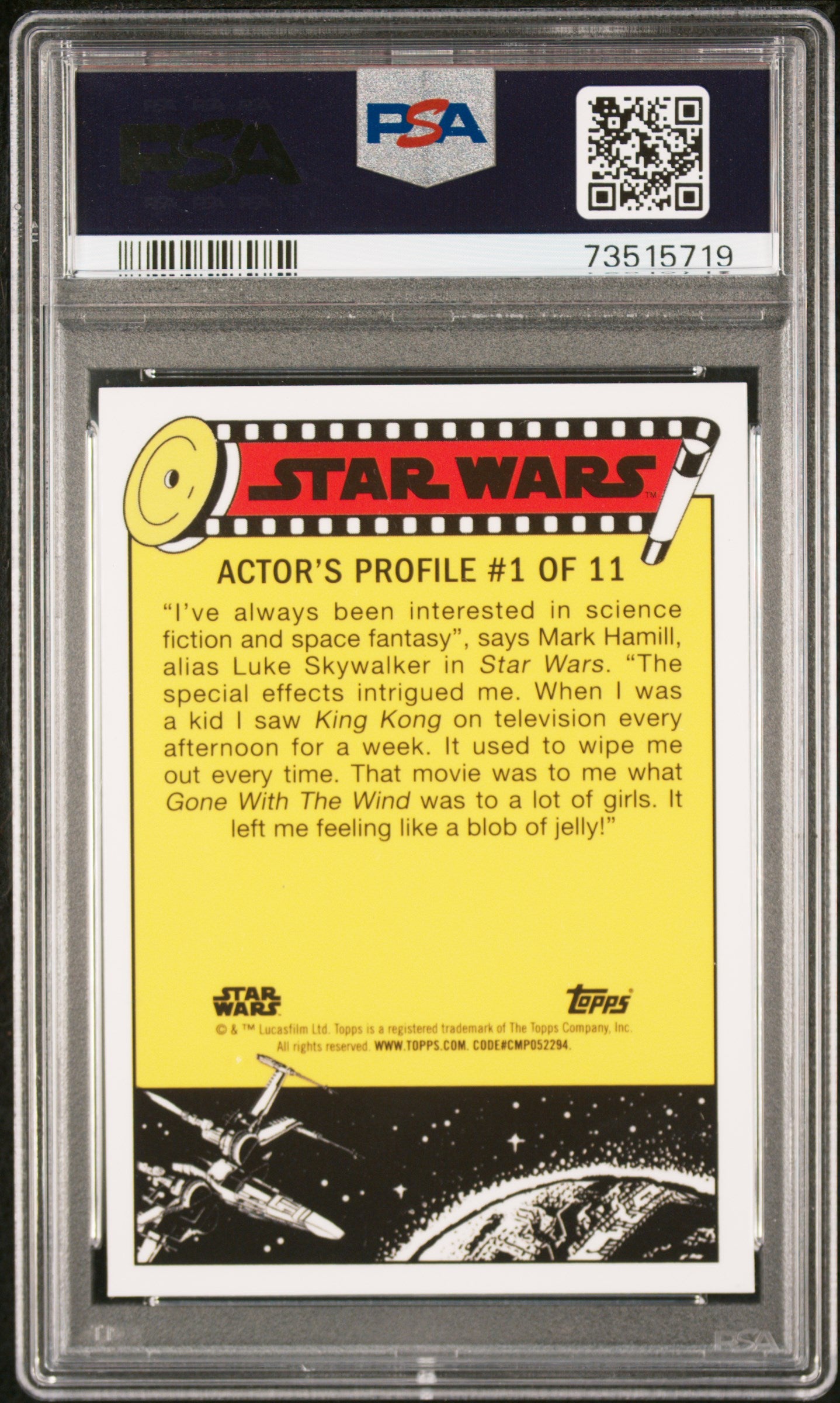 2022 Topps Chrome Sapphire Edition Star Wars Tusken Raider Advance #92 PSA 8