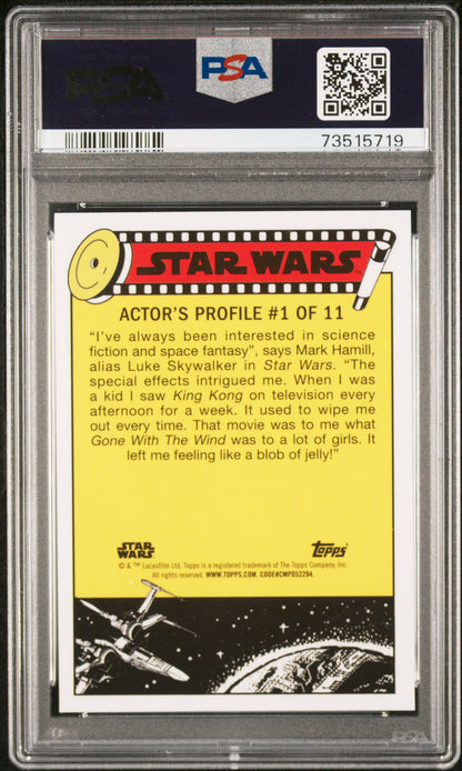 2022 Topps Chrome Sapphire Edition Star Wars Tusken Raider Advance #92 PSA 8